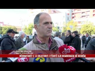 DËSHMITARËT E 13 DHJETORIT: S’ËSHTË KJO DEMOKRACIA QË DESHËM