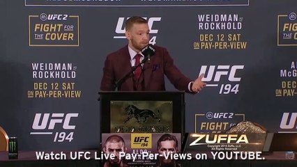 'Psychic' Conor McGregor lays out his assessment of Jose Aldo fight