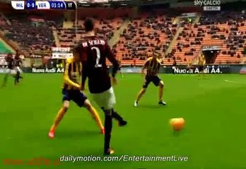 Carlos Bacca Super Goal Milan 1-0 Verona Serie A