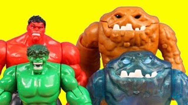 Imaginext Clay Face Brothers Attack Incredible Hulk Smash Brothers Superman And Green Lantern