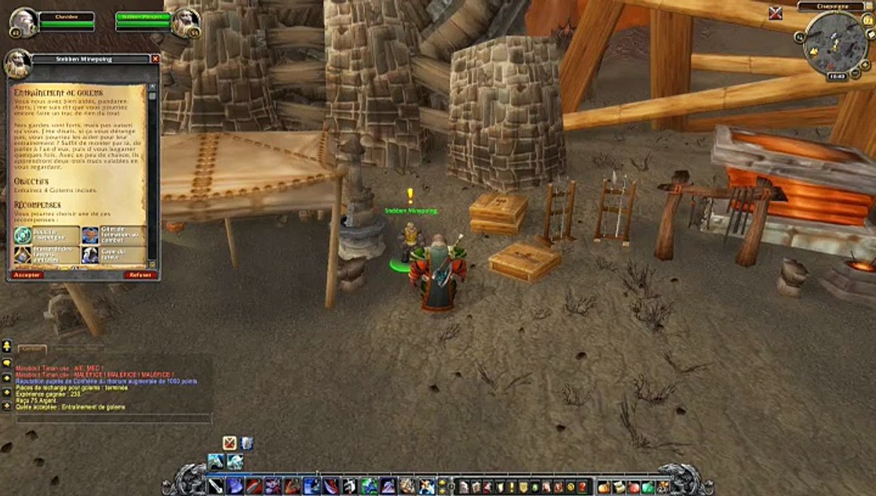 warcraft  (  entraînement  de  golems   )  595