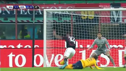 Luca Toni Goal - AC Milan 1-1 Verona - 13-12-2015