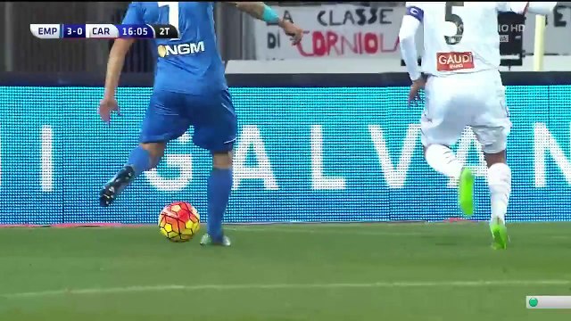 3-0 Massimo Maccarone Goal Italy Serie A - 13.12.2015, Empoli FC 3-0 Carpi FC