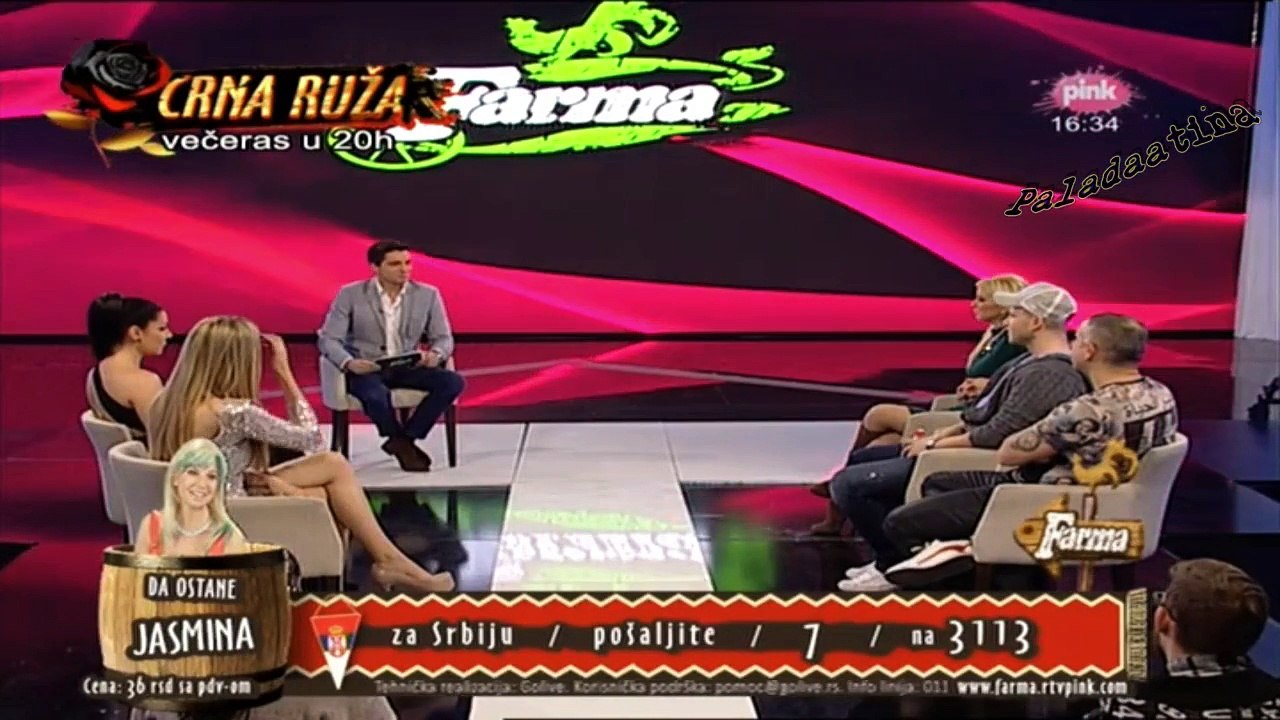 Farma 6/Ceo studio voli Tamaru, svi ostali su nemoralni i ko zna sta su radili iza izolacije