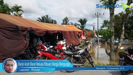 Banjir Aceh Barat Meluas, Ribuan Warga Mengungsi