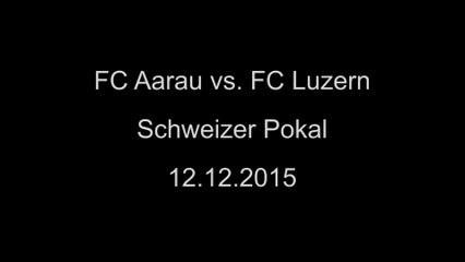 Szene Aarau - FC Aarau vs. FC Luzern (Pokal)