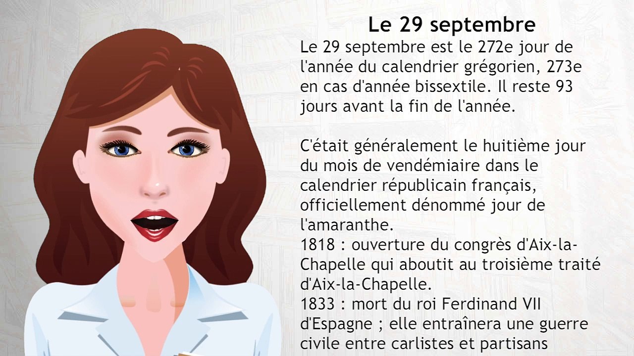 Le 29 septembre