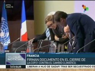 COP21: 195 países firman acuerdo para combatir el calentamiento global