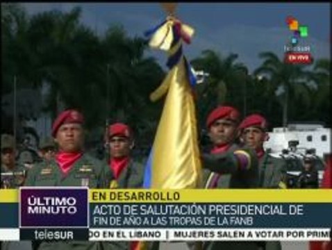 Nicolás Maduro felicita a la FANB por la defensa de Venezuela en 2015