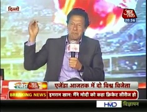 Superb Reply of Imran Khan on Hafiz Saeed to an Indian