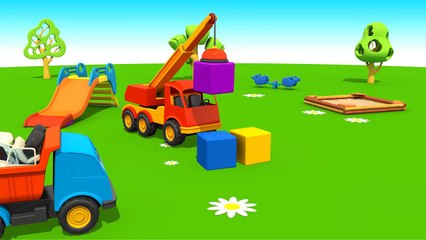 Leo der neugierige Lastwagen - Leo baut ein Polizeiauto! | Animation für Kinder