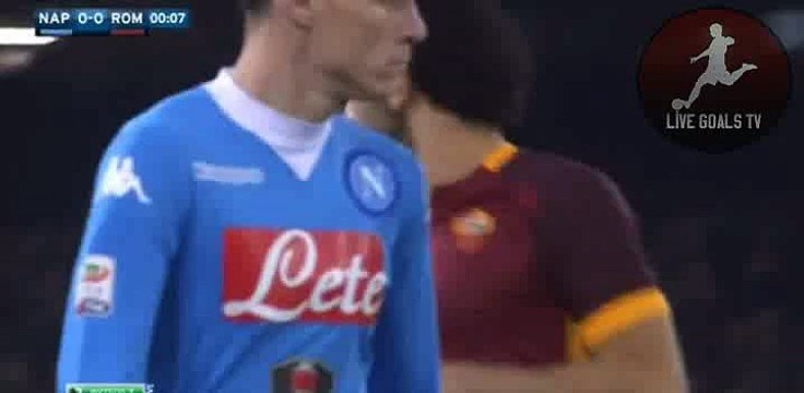 AS Roma 1st Chance to Score - Napoli vs Roma - Serie A - 13.12.2015