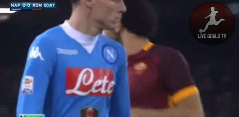 AS Roma 1st Chance to Score - Napoli vs Roma - Serie A - 13.12.2015