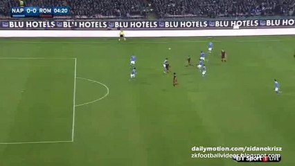 Mohamed Salah Fantastic Chance - Napoli v. Roma 13.12.2015 HD Serie A