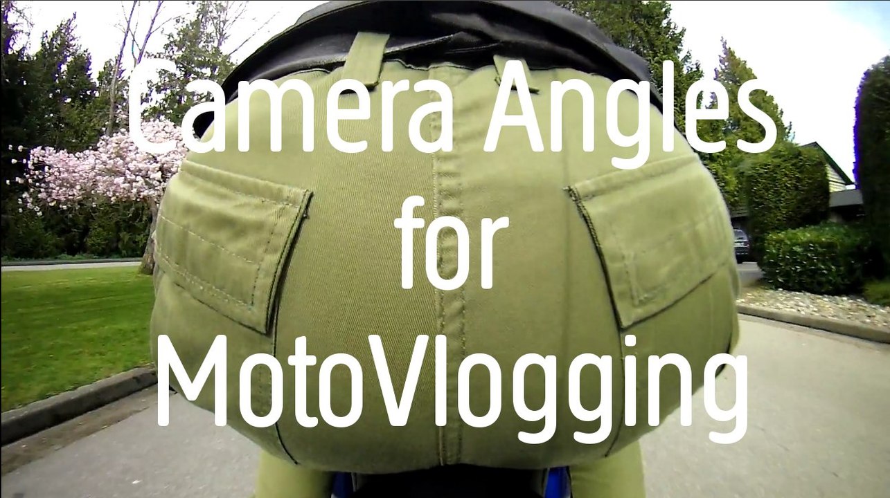Camera Angles for Motovlogging