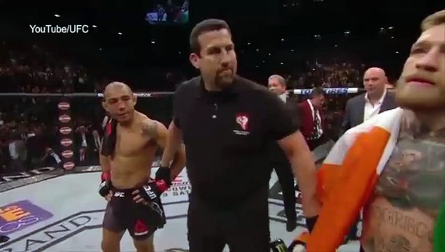 Conor McGregor takes the UFC featherweight title