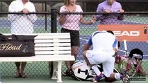 Novak Djokovic;imitates Maria Sharapova,HD