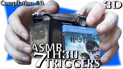 1h30 de pure ASMR (7 intense TRIGGERS) - french binaural 3D - français COMPILATION #3