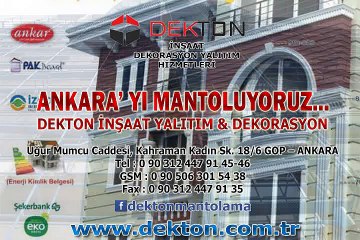 dekton ankara mantolama eps taşyünü dış cephe ankarada mantolama iskele enerji kimlik belgesi terraco henkel pakboarad