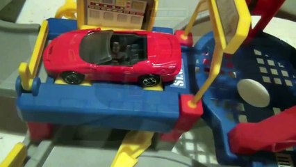 kinder Hot Wheels Service Center Playset blucollection