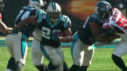 Panthers Jonathan Stewart breaks free for 44 yards