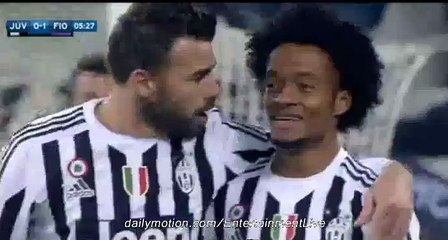 Juan Cuadrado Super Goal Juventus 1-1 Fiorentina Serie A