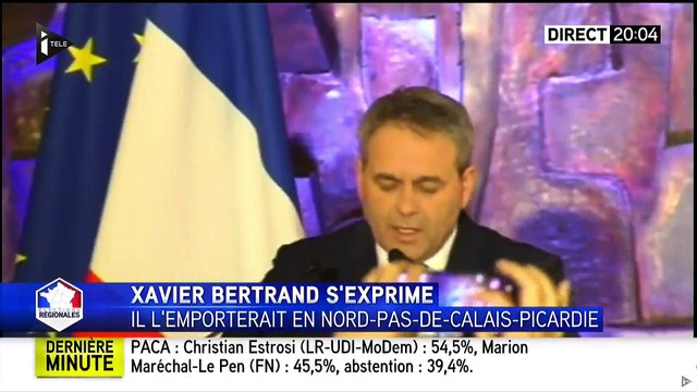 Xavier Bertrand remporte la région Nord-Pas-de-Calais-Picardie