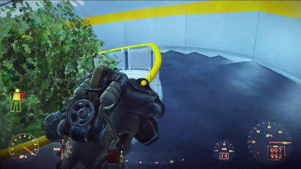 Fallout 4, gameplay Español parte 57, La bomba nuclear en el instituto y los propulsores de la servoarmadura