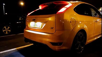 Ford Focus ST Turbo 3-door Hatchback Fire Spitting Exhaust Flames