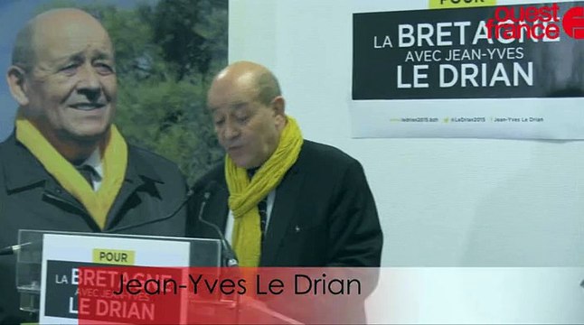Régionales 2015 : Jean-Yves Le Drian confirme sa victoire pour la Bretagne
