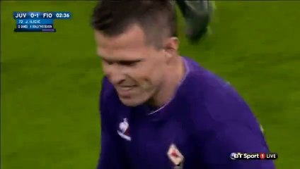 Josip Ilicic Goal - Juventus 0-1 Fiorentina- 13-12-2015