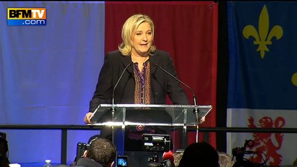 Marine Le Pen se félicite d'un "formidable succès" pour le FN (BFMTV)