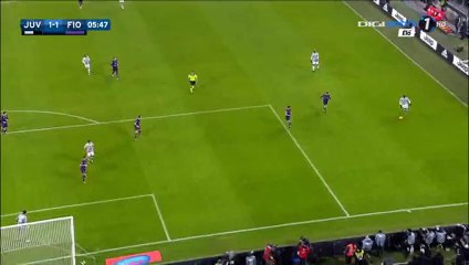 Juan Cuadrado Goal - Juventus 1-1 Fiorentina- 13-12-2015