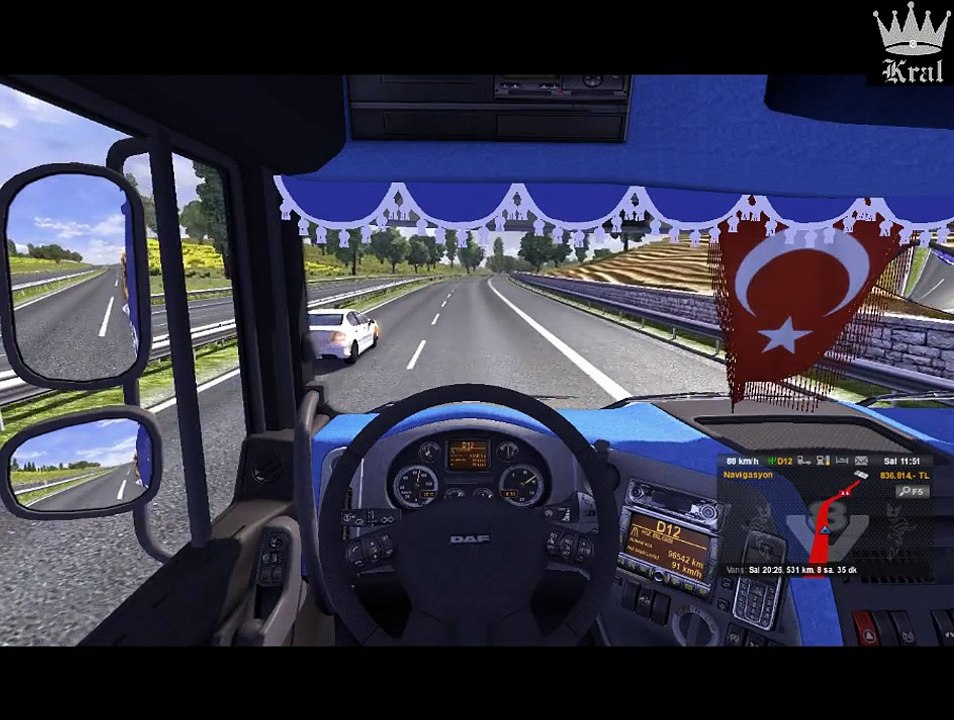 ETS2 Daf XF ile Ferdi Baba Bir başka Oluyor. Damara Devam