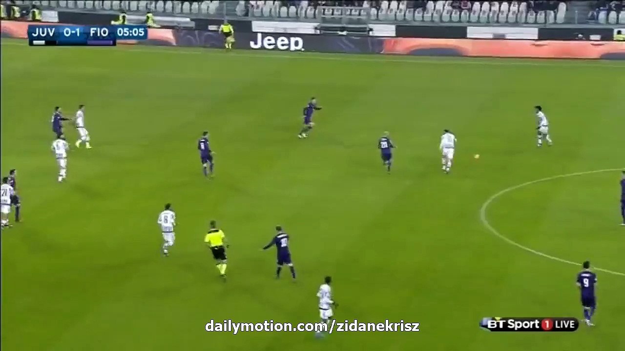 Paul Pogba Incredible Skills before Cuadrado Goal - Juventus v. Fiorentina 13.12.2015 HD