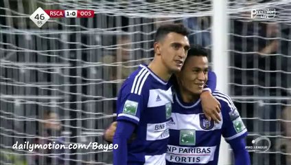 Suarez Goal - Anderlecht 1-0 Oostende - 13-12-2015
