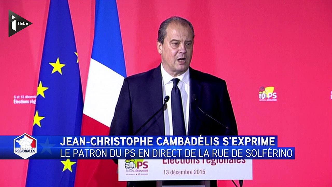 Jean-Christophe Cambadélis: "un succès sans joie pour le Parti socialiste"
