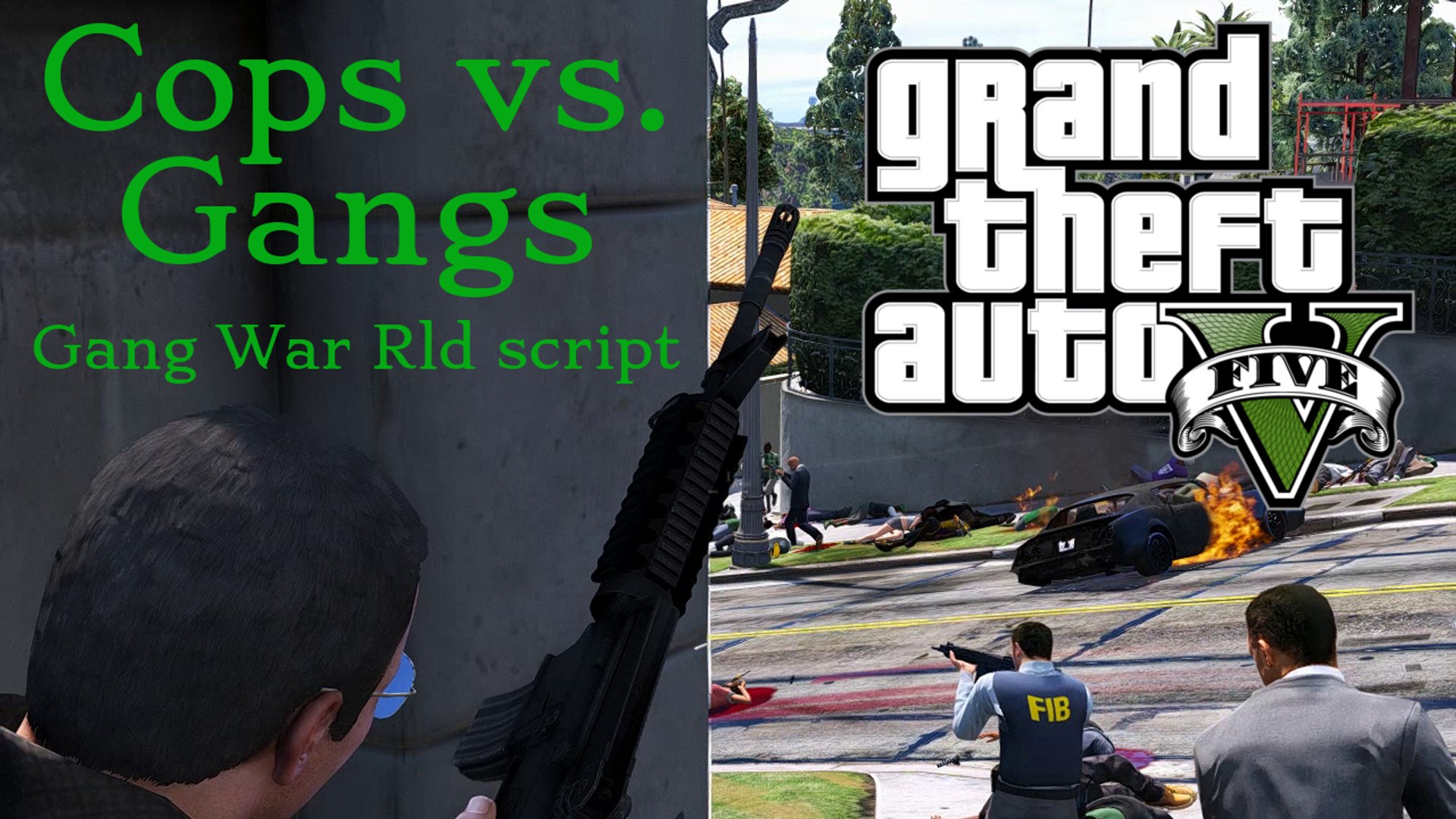 GTA 5: Real Life Gangster Mod - Biggest Gang War! Roleplay #5 (GTA