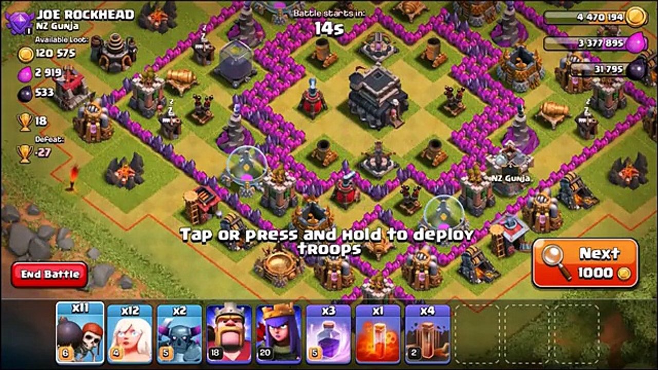 Clash Of Clans   MAX PEKKA ALL HEALERS TROLL!!   EPIC ATTACK STRATEGY!