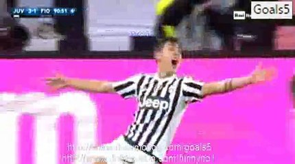 Paulo Dybala Goal Juventus 3 - 1 Fiorentina Serie A 13-12-2015