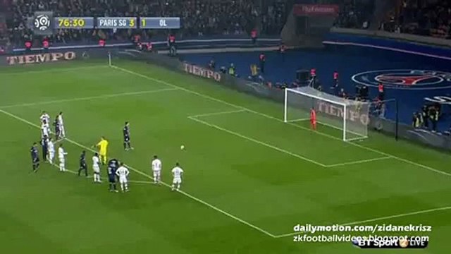 4-1 Zlatan Ibrahimovic Second GOAL - PSG vs. Lyon 13.12.2015 HD Ligue 1