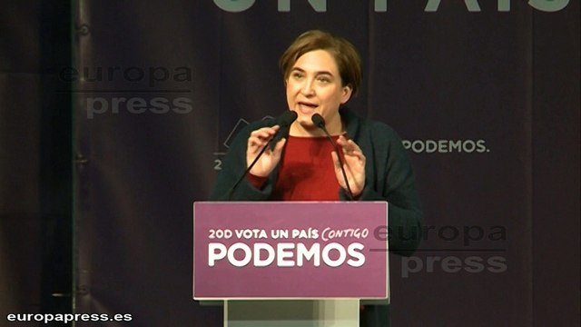 Colau: Madrid puede volver a ser nuestra capital