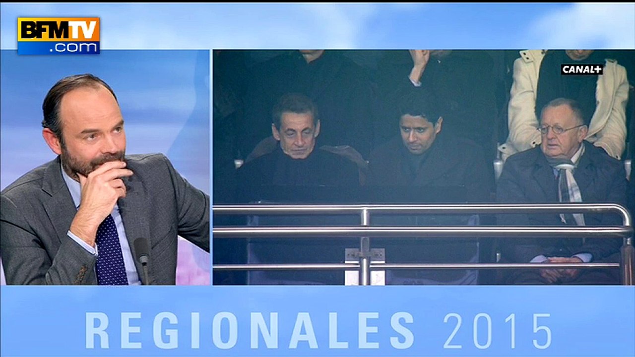 Sarkozy au stade le soir des régionales: "Il a envie d'aller au stade, il va au stade", réagit Edouard Philippe