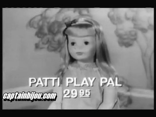 1961 LIFE-SIZE PATTI PLAYPAL DOLL COMMERCIAL