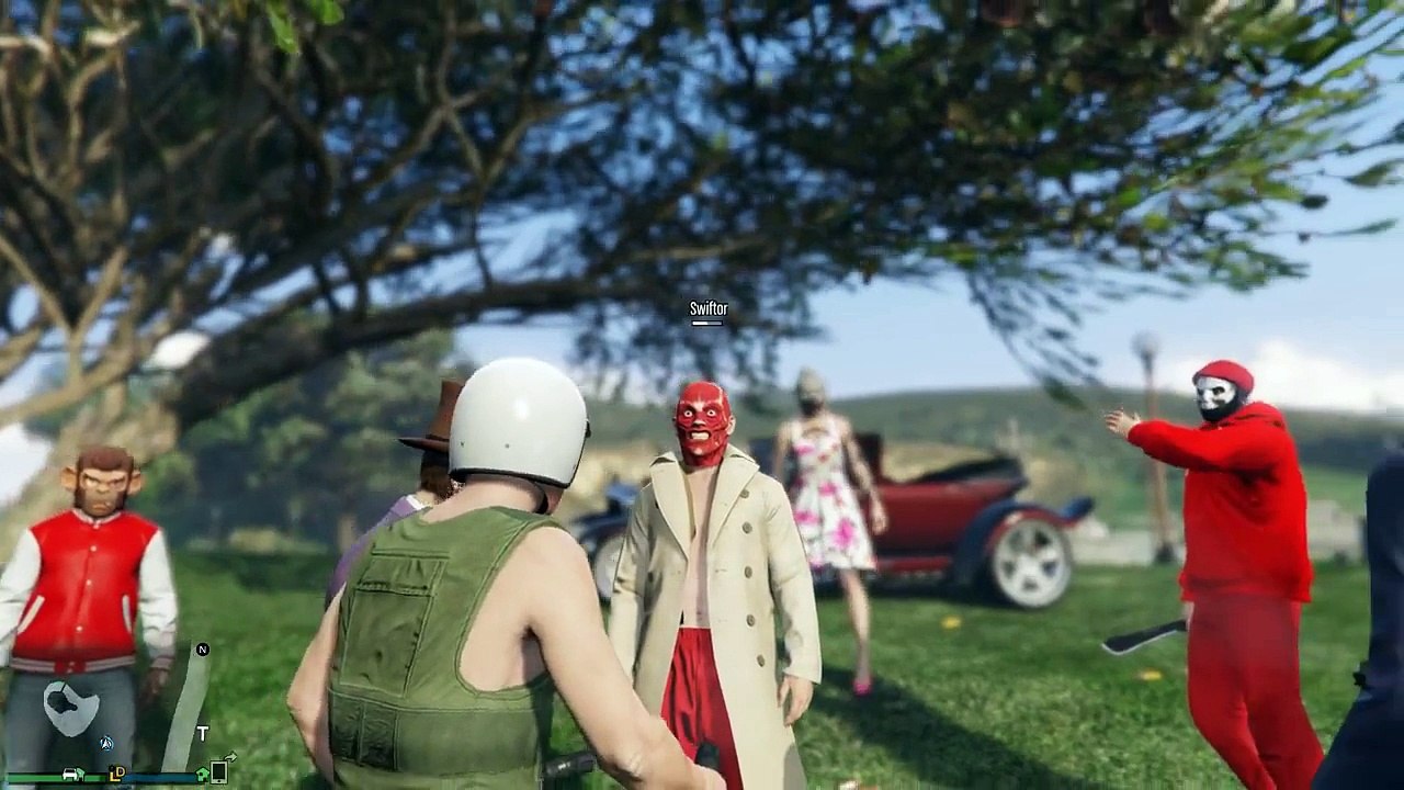 GTA 5 Online Halloween Surprise DLC Rockstar Livestream! - Costume Contest, Slasher, and Hearse!