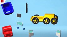 Çizgi film 3D Yap Oyna (Build and Play) Damperli Kamyon (Truck) Самосвал