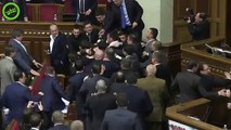 Prime minister of Ukraine thrown out of the parlement!