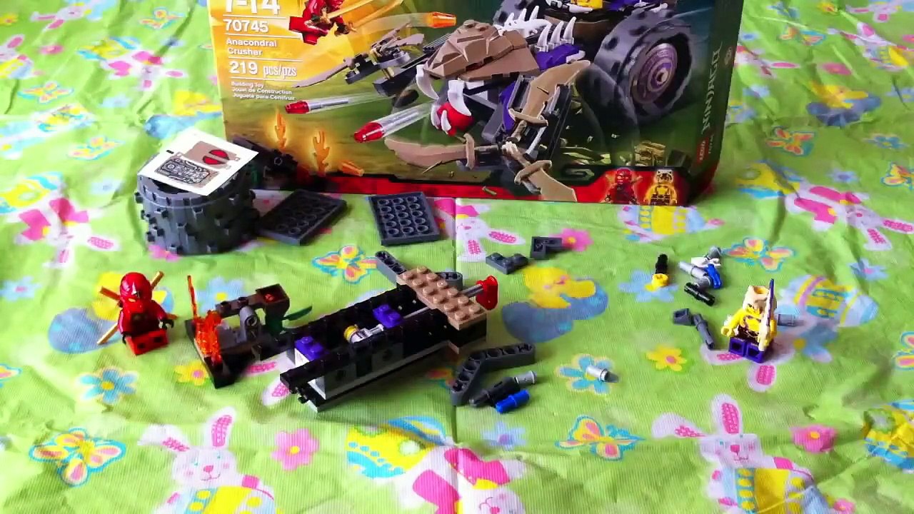 TL Build 1 LEGO Ninjago Masters of Spinjitsu Anacondrai Crusher Building Toy with Ninja Ka