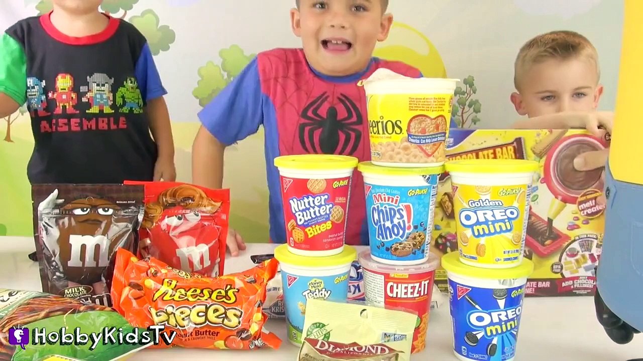 BEST Messy CHOCOLATE Bars! YUM Make Your Own Candy DIY by HobbyKidsTV