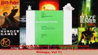 Download  Reactive Dyes in Biology and Medicine Soviet Scientific Reviews Supplement Series Ebook Online